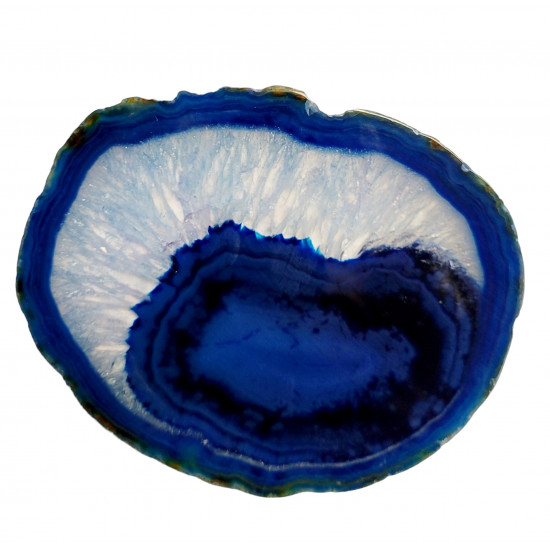 blue agate slice