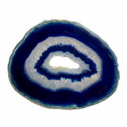 blue agate slice