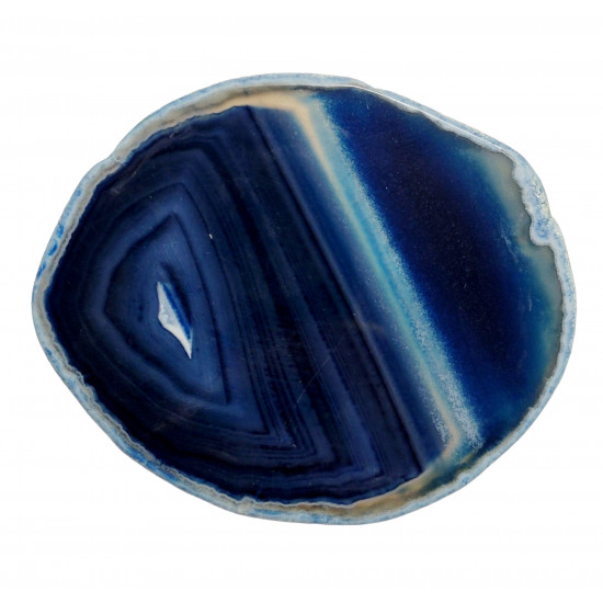 blue agate slice