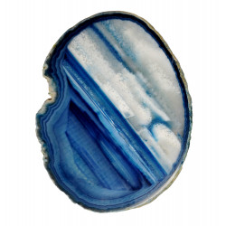 blue agate slice