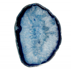 blue agate slice