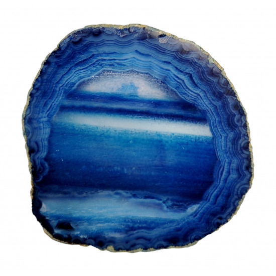 blue agate slice
