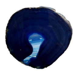 blue agate slice