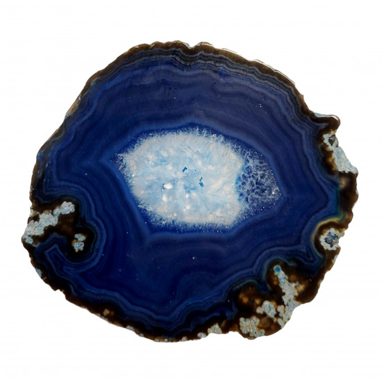 blue agate slice