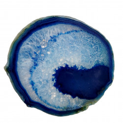 blue agate slice