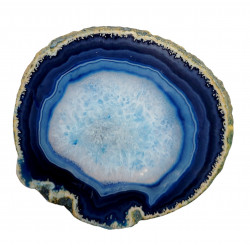 blue agate slice