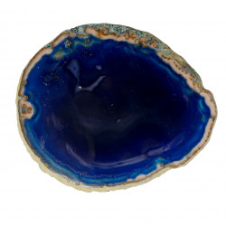 blue agate slice