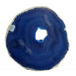 blue agate slice