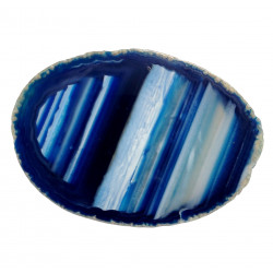 blue agate slice