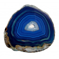 blue agate slice