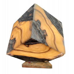 onyx lamp cube 32 cm