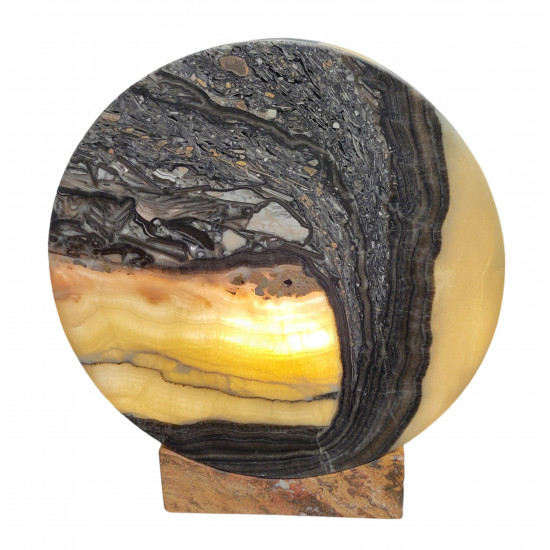 onyx lamp 34 cm