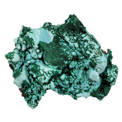 Malachite and chrysocolla
