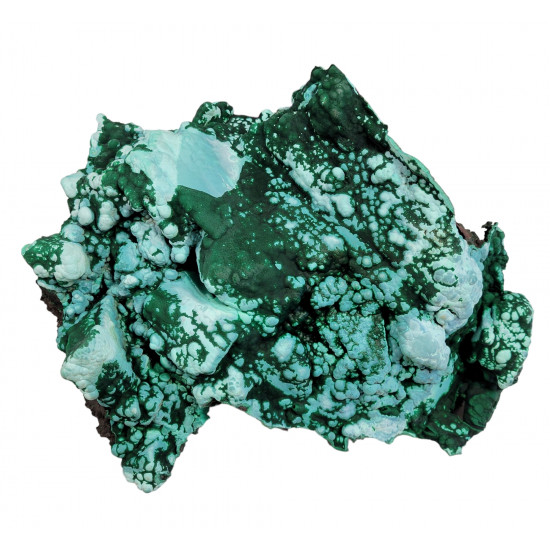 Malachite and chrysocolla