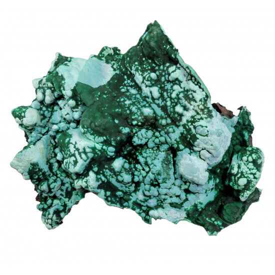 Malachite and chrysocolla