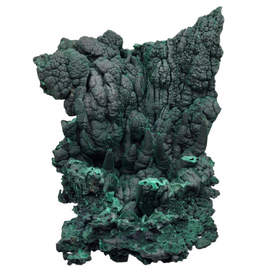primary malachite stalactite