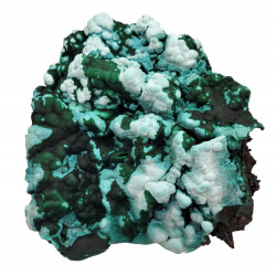 Malachite and chrysocolla