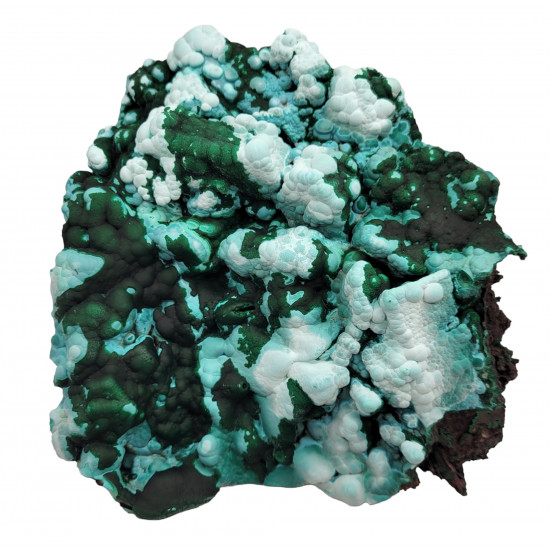 Malachite and chrysocolla
