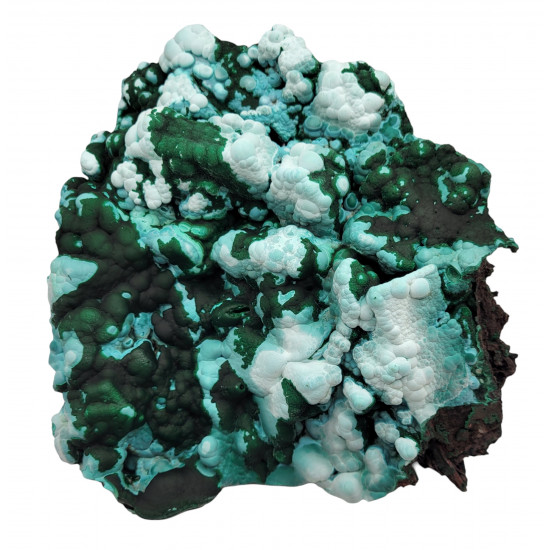 Malachite and chrysocolla
