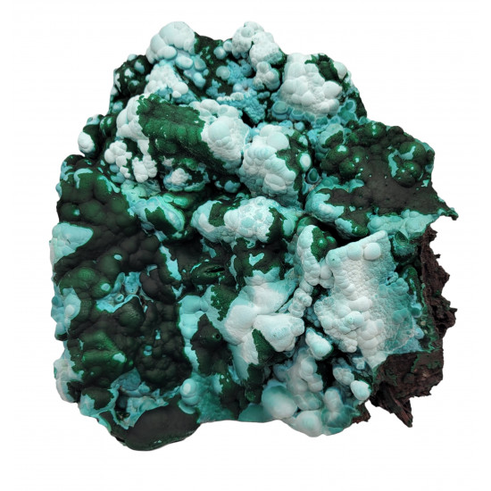 Malachite and chrysocolla