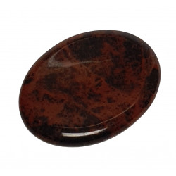 pierre de relaxation obsidienne acajou  