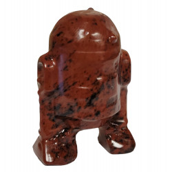 R2-D2 obsidienne acajou star wars