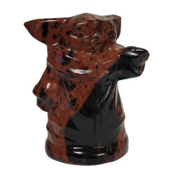 yoda obsidienne acajou star wars