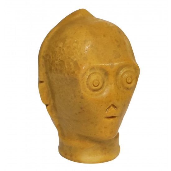 C-3PO head yellow jasper star wars