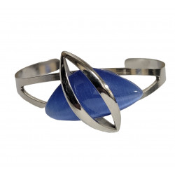 cat eye bracelet blue