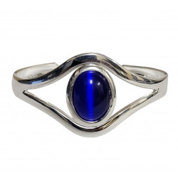 cat eye bracelet blue