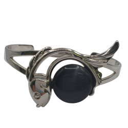 cat eye bracelet grey