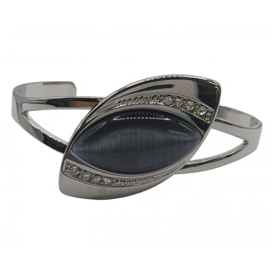 cat eye bracelet grey