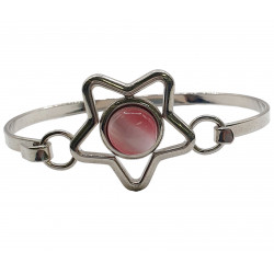 cat eye bracelet pink