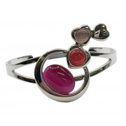 cat eye bracelet pink