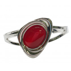 cat eye bracelet raspberry