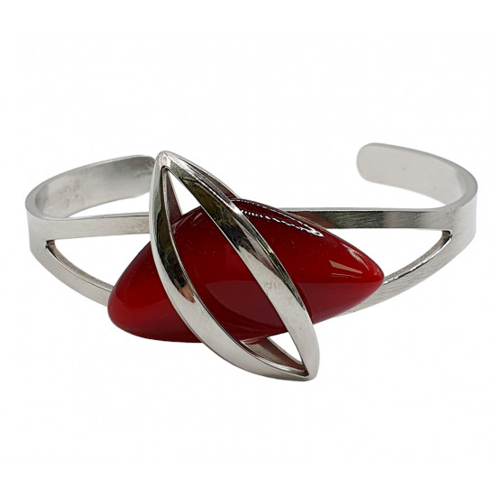 cat eye bracelet red