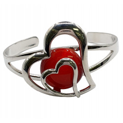 cat eye bracelet red