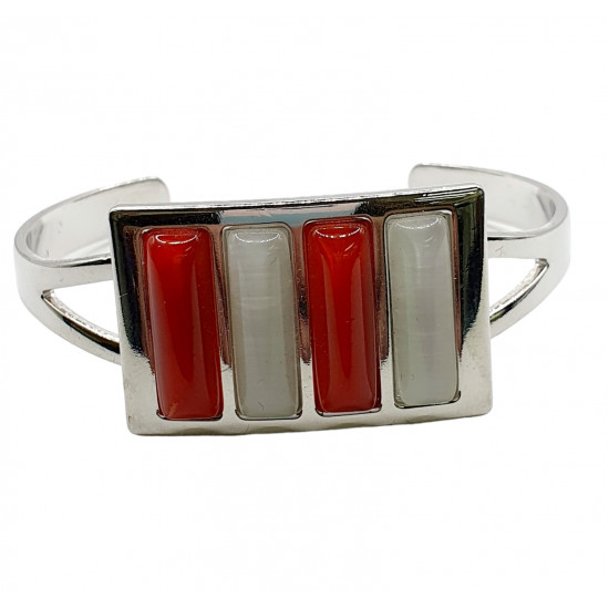 cat eye bracelet red