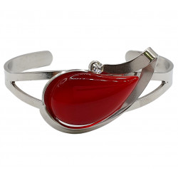 cat eye bracelet red