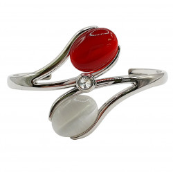 cat eye bracelet red