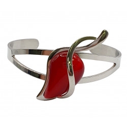 cat eye bracelet red