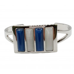 cat eye bracelet blue