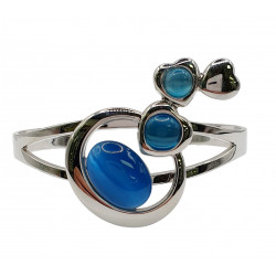 cat eye bracelet blue