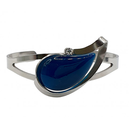 cat eye bracelet blue