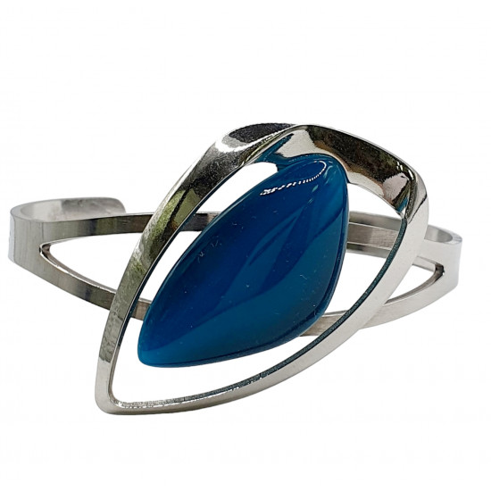 cat eye bracelet blue