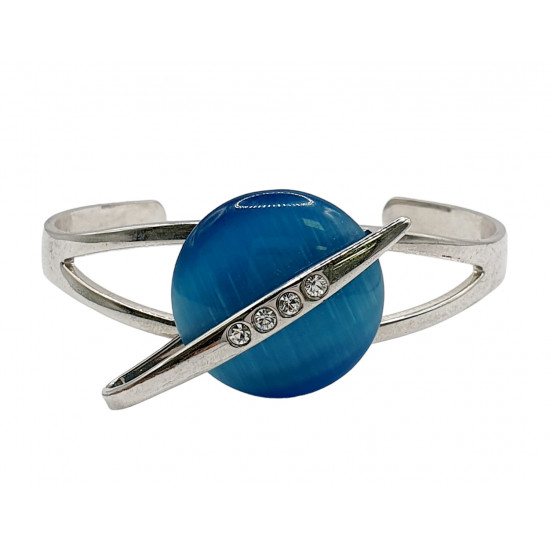 cat eye bracelet blue