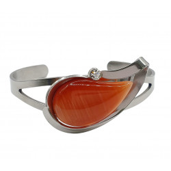cat eye bracelet orange
