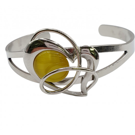 cat eye bracelet yellow