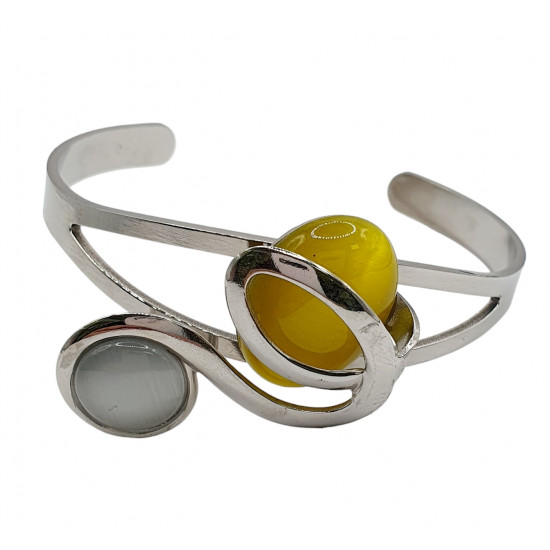 cat eye bracelet yellow