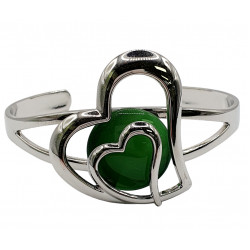 cat eye bracelet green